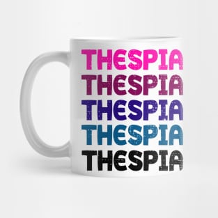 Thespian Retro Shirt. Mug